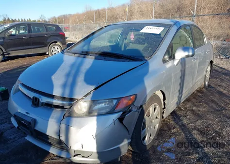 2007 Honda Civic Lx z USA, uszkodzony, nr VIN 1HGFA16577L080200